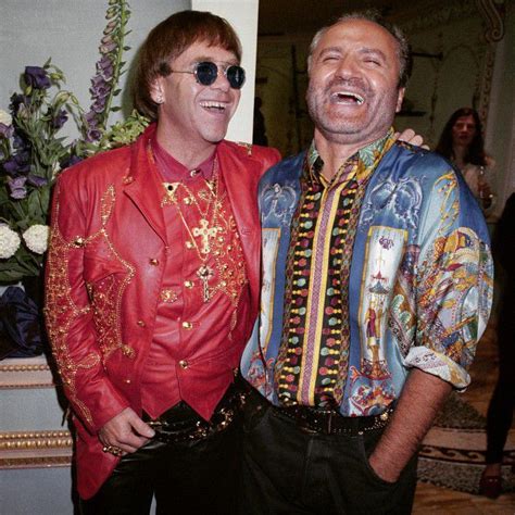 juan versace|elton john Versace.